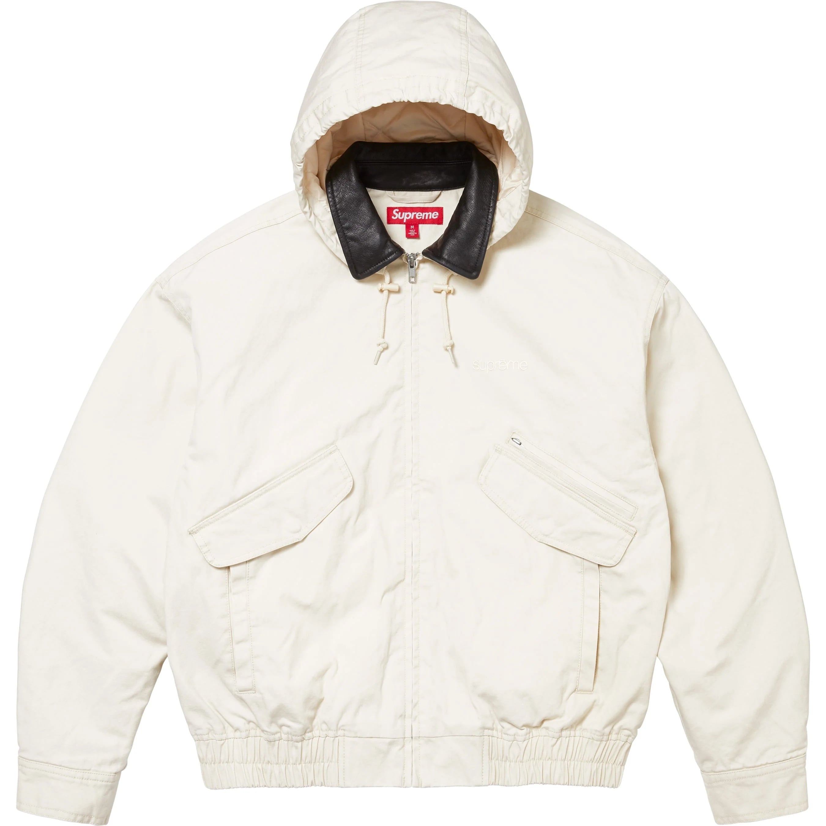 Leather Collar Utility Jacket view 14